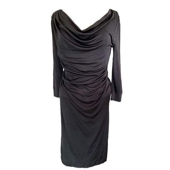 Tory Burch black silk dress - Picture 1 of 7
